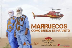 viaje privado en helicoptero por el desierto del Sahara