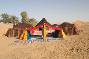 Jaima en el desierto de Marruecos