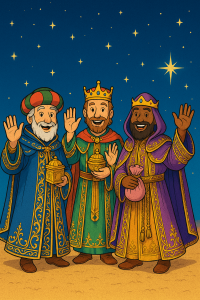 Los Reyes Magos en el desierto 2027